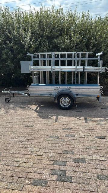 Asc Rolsteiger fiberdeck 10.2 meter werkhoogte op aanhanger beschikbaar voor biedingen