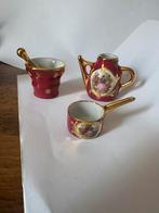 Limoges Porseleinen Miniatuur Keukenset – Set van 3, Ophalen of Verzenden