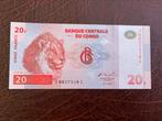 Kongo twintig franc 1997 UNC, Ophalen of Verzenden, Overige landen, Los biljet