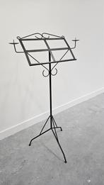 Mooie muziekstandaard met kaarsenhouders, Muziek en Instrumenten, Standaards, Ophalen, Zo goed als nieuw
