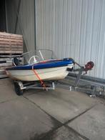 Tekoop boot met trailer en 28pk buitenboordmotor, Watersport en Boten, Gebruikt, Ophalen of Verzenden, Minder dan 70 pk, 3 tot 6 meter