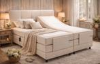 Elektrische boxsprings diverse maten - Showroom Doetinchem, Ophalen, Verstelbaar, Beige, 200 cm