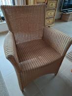 2 Lloyd Loom stoelen - Wegens verhuizing, Huis en Inrichting, Fauteuils, Ophalen, 75 tot 100 cm, 50 tot 75 cm