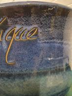 bloempot blauw geglazuurd, Tuin en Terras, Bloempotten, Ophalen of Verzenden, 'T Olde Gre-j, Info@toldegrej.nl, Endepoelstraat 20f Didam