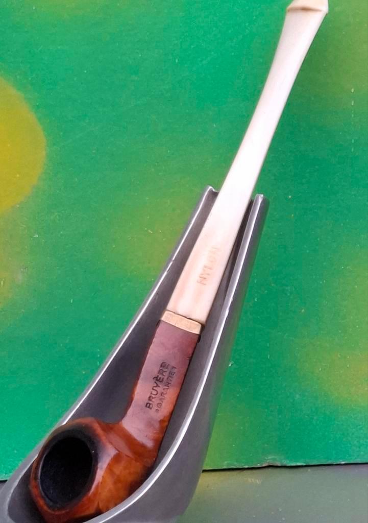 Pijp. BRUYERE GARANTIE. Oud. 14.5 cm., Verzamelen, Rookartikelen, Aanstekers en Luciferdoosjes, Zo goed als nieuw, (Water)pijp