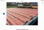 Dakplaten, Doe-het-zelf en Verbouw, Dakpannen en Dakbedekking, Gebruikt, 15 m² of meer, Metaal, Rood