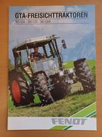 Folder Fendt GTA Freisichttraktoren 365 GTA, 380 GTA 380 GHA, Ophalen of Verzenden, Gelezen, Tractor en Landbouw