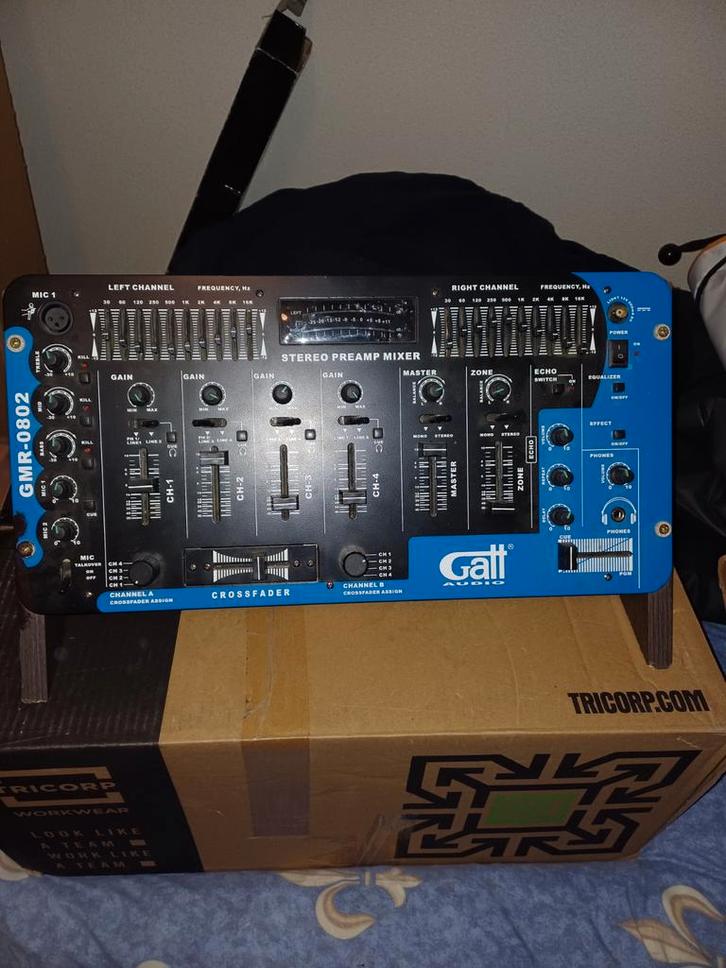 Gatt Audio Mengpaneel - Perfect voor DJ's, Muziek en Instrumenten, Mengpanelen, Gebruikt, Minder dan 5 kanalen, Microfooningang