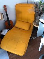 Loungestoel Chaise Longue Geel, Ophalen, Gebruikt, Eenpersoons, Minder dan 150 cm