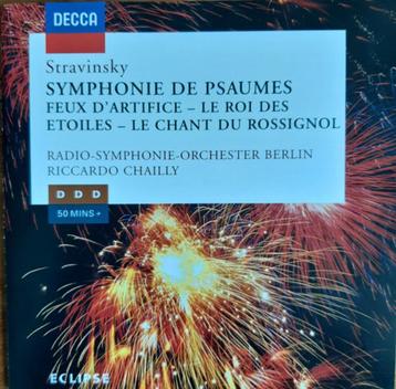 STRAVINSKY Symphonie de psaumes CD CHAILLY DECCA ECLIPSE beschikbaar voor biedingen