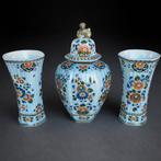 Delft polychroom holland handwerk delfts blauw kaststel pot, Ophalen of Verzenden