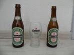 Oude Heineken bierflesjes van 37 jaar oud en glas, Ophalen of Verzenden, Zo goed als nieuw, Flesje(s), Heineken