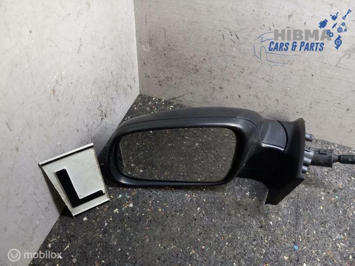 Buitenspiegel Peugeot 307 Links Handmatig Zwart 2001 - 2007, Auto-onderdelen, Spiegels, Gebruikt, Ophalen of Verzenden