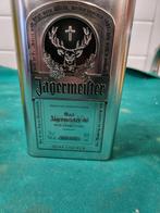 blik jagermeister fles vorm, Verzamelen, Blikken, Ophalen of Verzenden