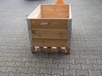 Palletbox houten krat, Ophalen, 100 cm of meer, Opvouwbaar, 60 cm of meer