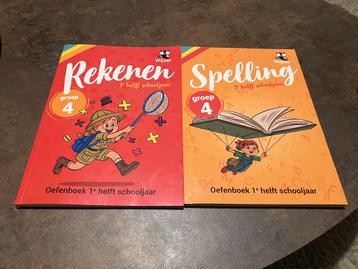 Oefenboek Rekenen en  Spelling groep 4 - 1e helft schooljaar beschikbaar voor biedingen