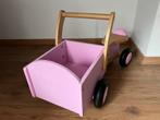 Houten kinder bakfiets rose., Ophalen, Zo goed als nieuw, Loopfiets