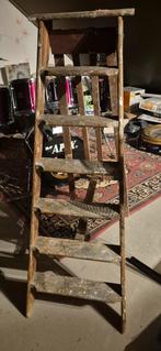 Oude schilderstijl trap - 6 treden - Decoratie, Doe-het-zelf en Verbouw, Ladders en Trappen, Ophalen