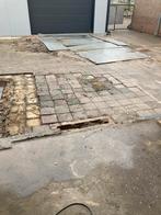 Stoptegel 30x30 tegels, Tuin en Terras, Tegels en Klinkers, Ophalen, Gebruikt, Beton, Terrastegels