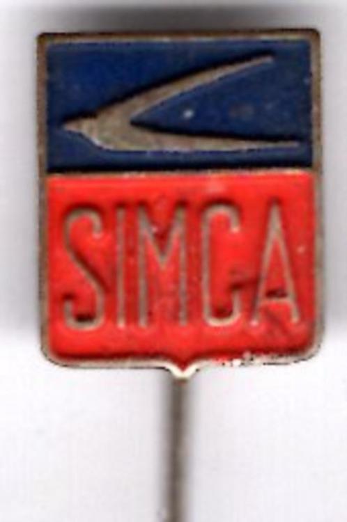 SIMCA zilverkleurig auto speldje ( C_257 ), Verzamelen, Speldjes, Pins en Buttons, Nieuw, Speldje of Pin, Transport, Verzenden