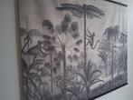 Wanddecoratie met jungle print, Ophalen of Verzenden, Zo goed als nieuw