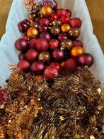 Mooie set kerstballen en slingers, Ophalen of Verzenden, Zo goed als nieuw