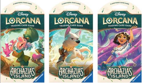 Disney Lorcana - Archazia's Islans - Booster Sleeved, Hobby en Vrije tijd, Verzamelkaartspellen | Overige, Nieuw, Booster, Foil