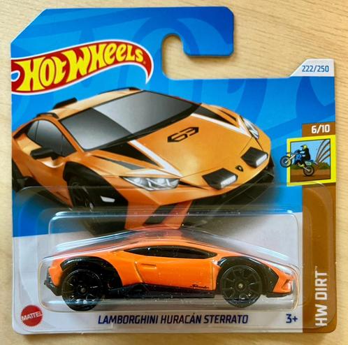 Hot Wheels Lamborghini Huracan Sterrato Hotwheels oranje, Hobby en Vrije tijd, Modelauto's | Overige schalen, Nieuw, Ophalen of Verzenden