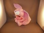 happy horse 1998 haas/konijn roze/paars/wit badstof 27 cm, Kinderen en Baby's, Speelgoed | Knuffels en Pluche, Ophalen of Verzenden