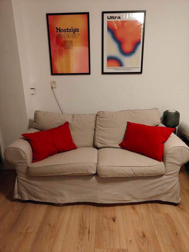 Ikea Ektorp 2 zits bank, Huis en Inrichting, Banken | Sofa's en Chaises Longues, Zo goed als nieuw, Tweepersoons, 200 tot 250 cm