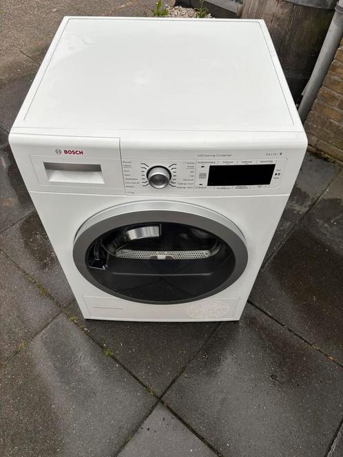Bosch serie 8 warmtepomp droger 9kg A+++, Witgoed en Apparatuur, Wasdrogers, Refurbished, Overige typen, Voorlader, 8 tot 10 kg
