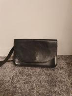 Zwart leren tasje, Ophalen of Verzenden