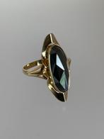 gouden vintage damesring, Ophalen of Verzenden, Met edelsteen, Dame, Goud