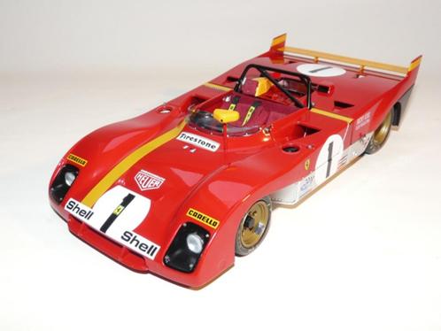 Ferrari 312 PB #1 Rood Monza Race 1:18 G1804702 van GMP, Hobby en Vrije tijd, Modelauto's | 1:18, Gebruikt, Auto, Overige merken