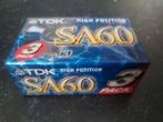 3 pack TDK SA 60 cassettebandjes, Cd's en Dvd's, Cassettebandjes, 2 t/m 25 bandjes, Overige genres, Ophalen of Verzenden, Nieuw in verpakking