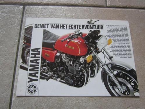 Yamaha o.a. XT500 DT400 SR500 XS650 brochure folder 1978 ?, Motoren, Handleidingen en Instructieboekjes, Yamaha, Ophalen of Verzenden