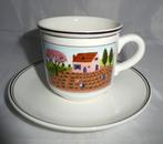 Villeroy&Boch Design Naif kop en schotel Tuinman, Ophalen of Verzenden, Zo goed als nieuw, Overige stijlen, Kop(pen) en/of Schotel(s)