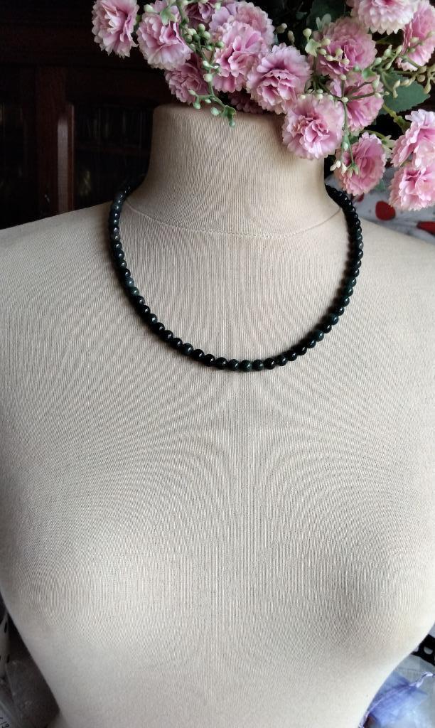 UNIEK GROENE ketting Indisch Agaat Stabiliserend Beschermend, Sieraden, Tassen en Uiterlijk, Kettingen, Nieuw, Steen of Mineraal
