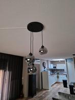 Smoke glas hanglampen 2 stuks ., Ophalen of Verzenden, Zo goed als nieuw, Glas, Minder dan 50 cm