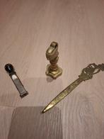 Stempels en brievenopener, knil officier Bj Stegeman pre1940, Verzamelen, Ophalen of Verzenden, Landmacht, Nederland, Embleem of Badge