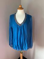 Perla Nera blouse top blauw L, Verzenden, Zo goed als nieuw, Blauw, Lange mouw