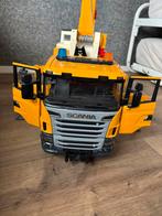 Bruder kraanwagen scania 03570, Kinderen en Baby's, Speelgoed | Speelgoedvoertuigen, Ophalen, Zo goed als nieuw