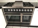 Boretti VZGF90AN Fornuis - Antraciet - 90cm, Witgoed en Apparatuur, Fornuizen, Ophalen, Gebruikt, 60 cm of meer, Grill
