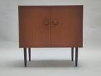 Vintage teak houten dressoir kastje jaren 50 60 kast hout, Ophalen, ., Mid century modern dutch Scandinavisch design, Teakhout