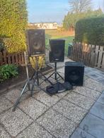 Ibiza Sound Boxen op Statief + Extra Statieven, Ophalen, Gebruikt, Dj-set, Overige merken