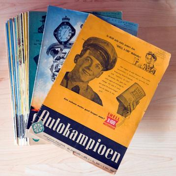 Autokampioen magazine compleet jaargang 1954 en 1956 beschikbaar voor biedingen