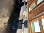 4 bureaustoelen, Huis en Inrichting, Ophalen, Gebruikt, Zwart, Bureaustoel