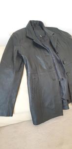 Echte leren jas vintage, Ophalen of Verzenden, Zo goed als nieuw, Zwart