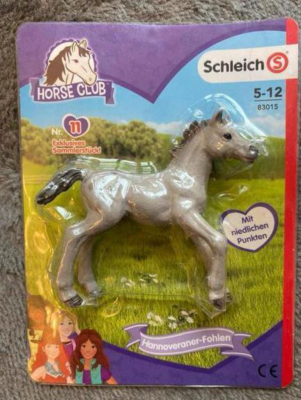 Schleich Hannoveraan Veulen ~ Horse club 83015, Verzamelen, Dierenverzamelingen, Zo goed als nieuw, Beeldje of Figuurtje, Paard
