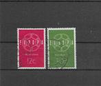 Nederland 1959, NVPH 727 t/m 728, Gestempeld., Verzenden, Na 1940, Gestempeld